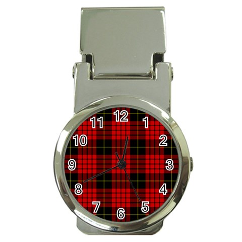 MacQueen Tartan Money Clip Watch from ArtsNow.com Front