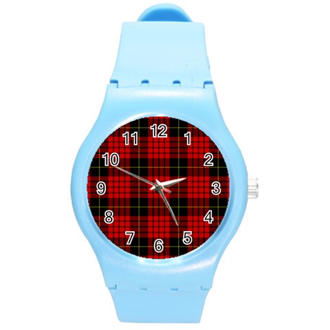 MacQueen Tartan Round Plastic Sport Watch (M) from ArtsNow.com Front