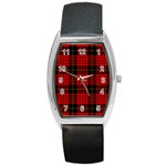 MacQueen Tartan Barrel Style Metal Watch