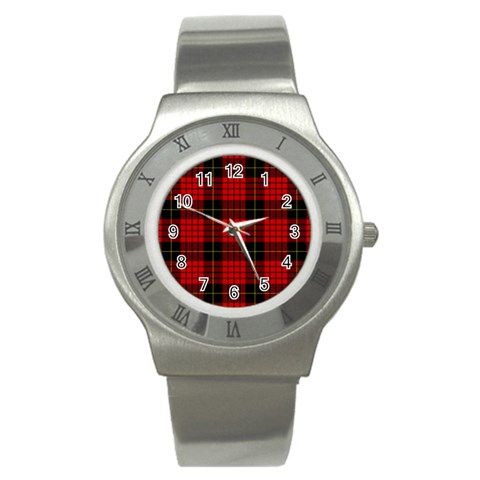 MacQueen Tartan Stainless Steel Watch from ArtsNow.com Front