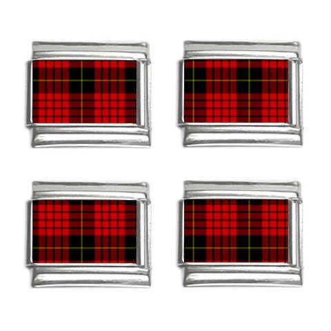 MacQueen Tartan 9mm Italian Charm (4 pack) from ArtsNow.com Front