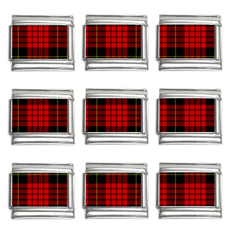 MacQueen Tartan 9mm Italian Charm (9 pack) from ArtsNow.com Front