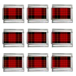 MacQueen Tartan 9mm Italian Charm (9 pack)