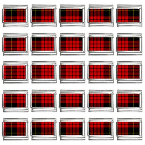 MacQueen Tartan 9mm Italian Charm (25 pack) from ArtsNow.com Front