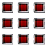 MacQueen Tartan Mega Link Italian Charm (9 pack)