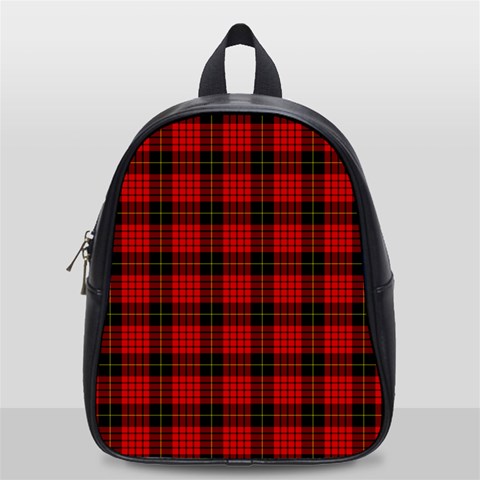 MacQueen Tartan School Bag (Small) from ArtsNow.com Front