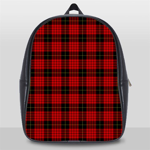 MacQueen Tartan School Bag (Large) from ArtsNow.com Front