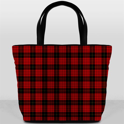 MacQueen Tartan Bucket Bag from ArtsNow.com Front