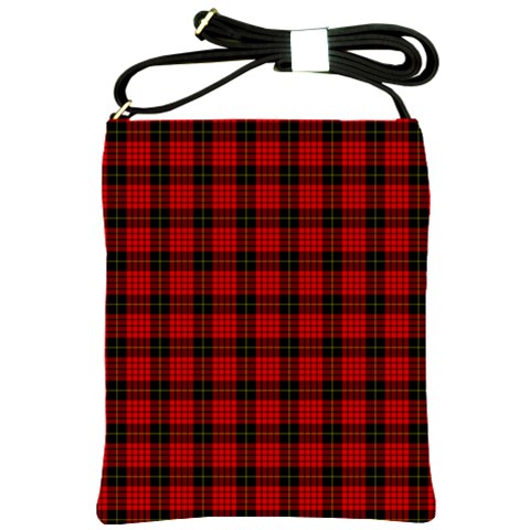 MacQueen Tartan Shoulder Sling Bag from ArtsNow.com Front