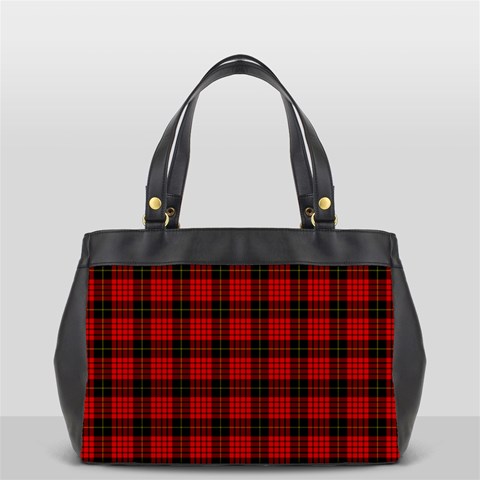 MacQueen Tartan Oversize Office Handbag (One Side) from ArtsNow.com Front