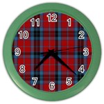 MacTavish Tartan Color Wall Clock