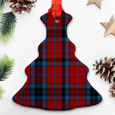 MacTavish Tartan Christmas Tree Ornament (Two Sides) from ArtsNow.com Back