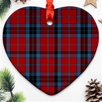 MacTavish Tartan Ornament (Heart)