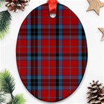 MacTavish Tartan Ornament (Oval)