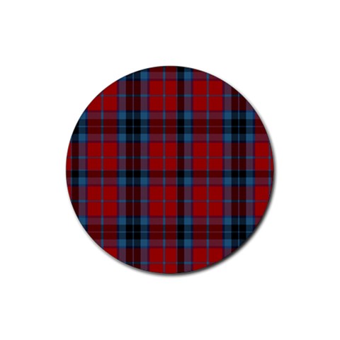 MacTavish Tartan Rubber Coaster (Round) from ArtsNow.com Front