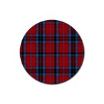 MacTavish Tartan Rubber Coaster (Round)