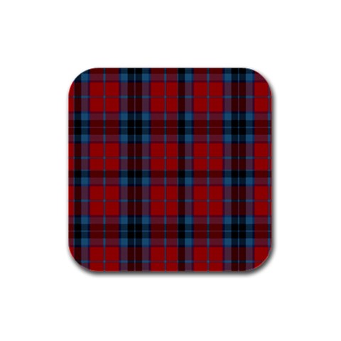 MacTavish Tartan Rubber Square Coaster (4 pack) from ArtsNow.com Front