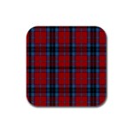 MacTavish Tartan Rubber Square Coaster (4 pack)