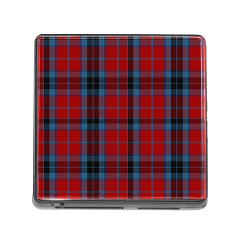 MacTavish Tartan Memory Card Reader (Square) from ArtsNow.com Front