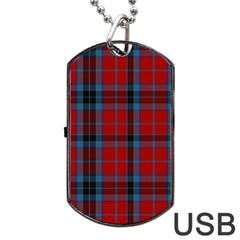 MacTavish Tartan Dog Tag USB Flash (Two Sides) from ArtsNow.com Back