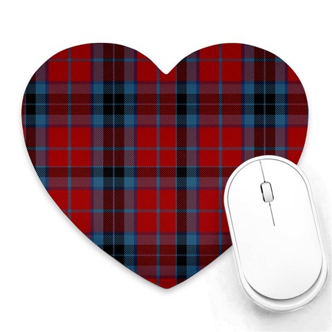 MacTavish Tartan Heart Mousepad from ArtsNow.com Front