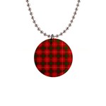 Prince of Rothesay Tartan 1  Button Necklace