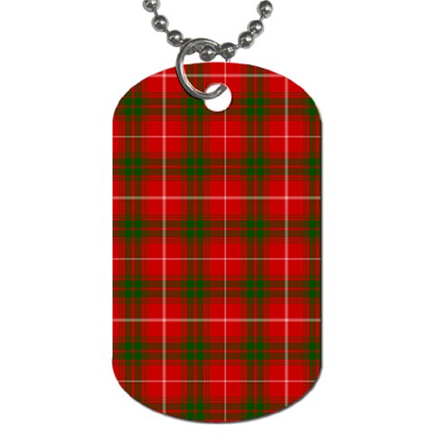 Prince of Rothesay Tartan Dog Tag (One Side) from ArtsNow.com Front