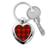 Prince of Rothesay Tartan Key Chain (Heart)