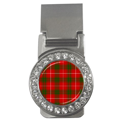 Prince of Rothesay Tartan Money Clip (CZ) from ArtsNow.com Front