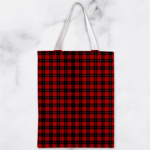 Ramsay Tartan Zipper Classic Tote Bag from ArtsNow.com Back