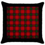 Robertson Tartan Throw Pillow Case (Black)