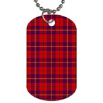 Rose Tartan Dog Tag (Two Sides)