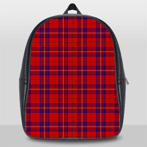 Rose Tartan School Bag (Large) from ArtsNow.com Front