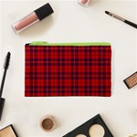 Rose Tartan Canvas Cosmetic Bag (XS)