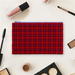 Rose Tartan Cosmetic Bag (M) from ArtsNow.com Front