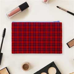 Rose Tartan Cosmetic Bag (M) from ArtsNow.com Back