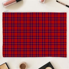 Rose Tartan Cosmetic Bag (XXXL) from ArtsNow.com Front