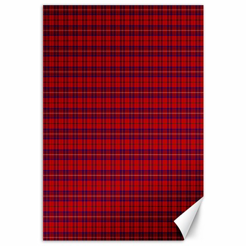 Rose Tartan Canvas 12  x 18  from ArtsNow.com 11.88 x17.36  Canvas - 1