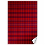 Rose Tartan Canvas 12  x 18 