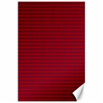 Rose Tartan Canvas 24  x 36 