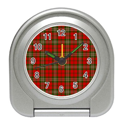 Scott Tartan Desk Alarm Clock from ArtsNow.com Front