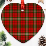 Scott Tartan Ornament (Heart)