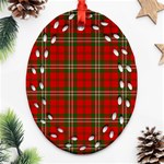 Scott Tartan Ornament (Bell) Ornament (Oval Filigree)