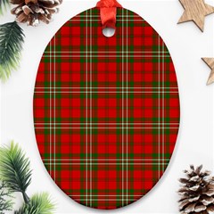 Scott Tartan Oval Ornament (Two Sides) from ArtsNow.com Front