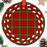 Scott Tartan Ornament (Round Filigree)