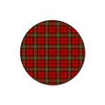 Scott Tartan Rubber Coaster (Round)