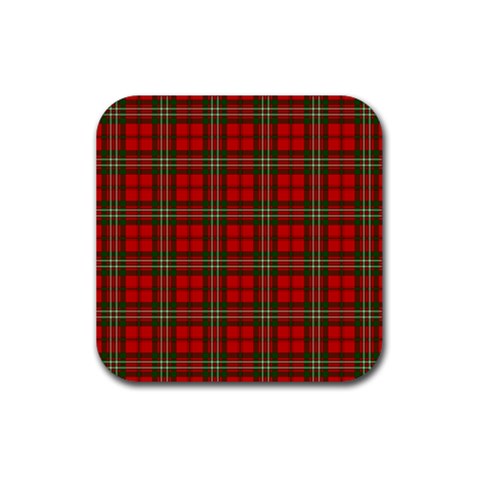 Scott Tartan Rubber Coaster (Square) from ArtsNow.com Front