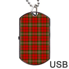 Scott Tartan Dog Tag USB Flash (Two Sides) from ArtsNow.com Back