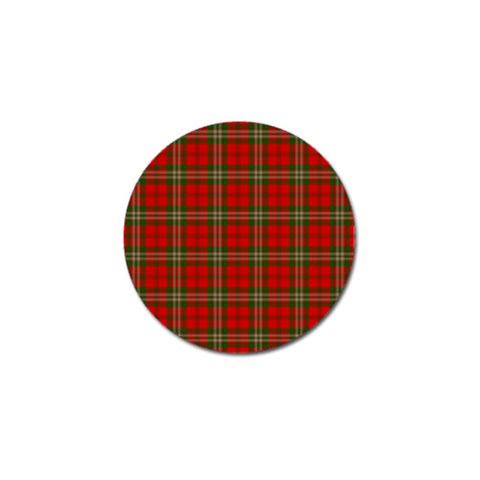 Scott Tartan Golf Ball Marker from ArtsNow.com Front