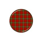 Scott Tartan Hat Clip Ball Marker